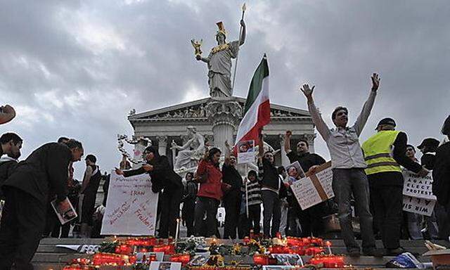 Iran-Protest in Wien im Juni
