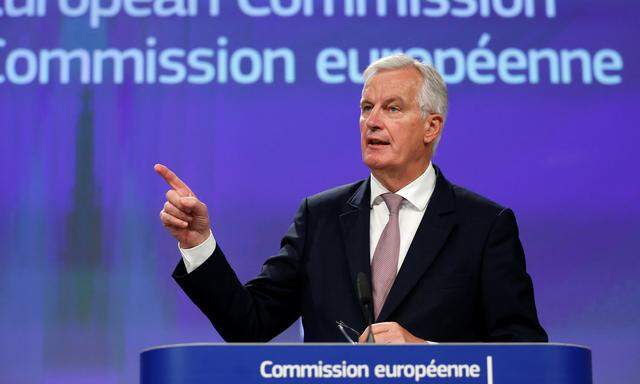 Der Ton zwischen Brüssel und London (im Bild Chefverhandler Michel Barnier) verschärft sich.