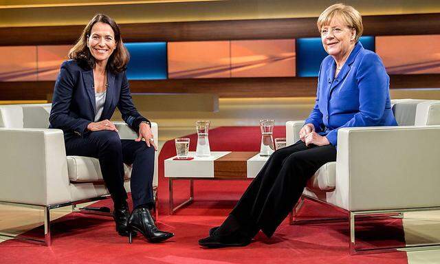 Merkel in der ARD-Talkshow Anne Will.