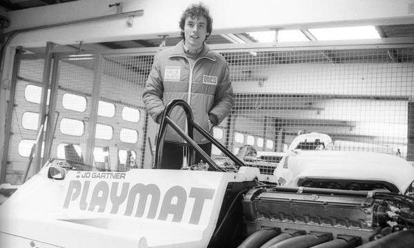 1983, der Wiener Josef „Jo“ Gartner, ein aufstrebender Könner im Motorsport.