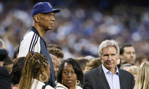 Wer ist größer? Kareem Abdul Jabbar oder doch Harrison Ford?