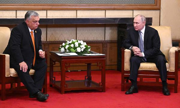 Orbán und Putin hatten sich 2023 am Rande einer Konferenz in China getroffen.