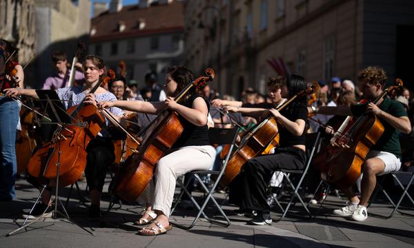 Erst Ende April versammelten sich vor dem Stephansdom Musiker des mdw-Orchesters, Kinder der Wiener Sängerknaben und von Superar um die 200 Jahre von Beethovens 9. Symphonie mit einem Flashmob zu feiern. 