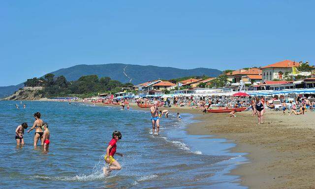 Strandurlaub in Italien? Das könnte für Österreicher ab Mitte Juni wieder möglich sein - etwa hier in Castiglione della Pescaia in der Toskana.