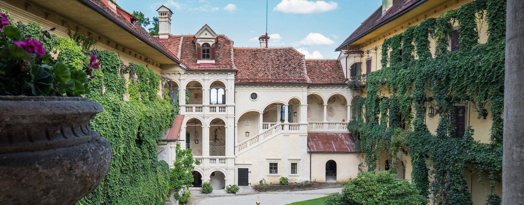 Das Schloss Hollenegg ist diesmal Begegnungsraum für Ost und West. 