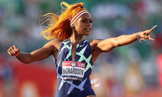 Sha'Carri Richardson war in Tokio 2021 aufgrund eines positiven Doping-Tests disqualifiziert worden.