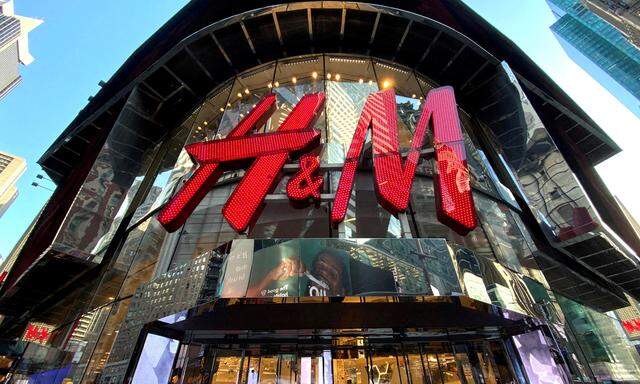 Die H&M-Filiale am Times Square in Manhatten, New York.