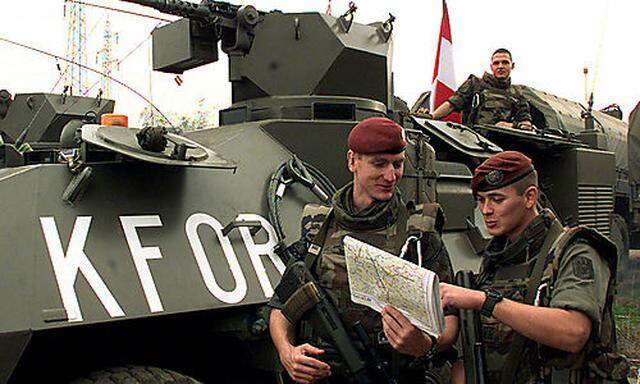 Archivbild: Bundesheer-Soldaten im Kosovo