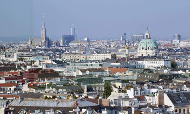 Blick auf die ''Spionagehochburg'' Wien