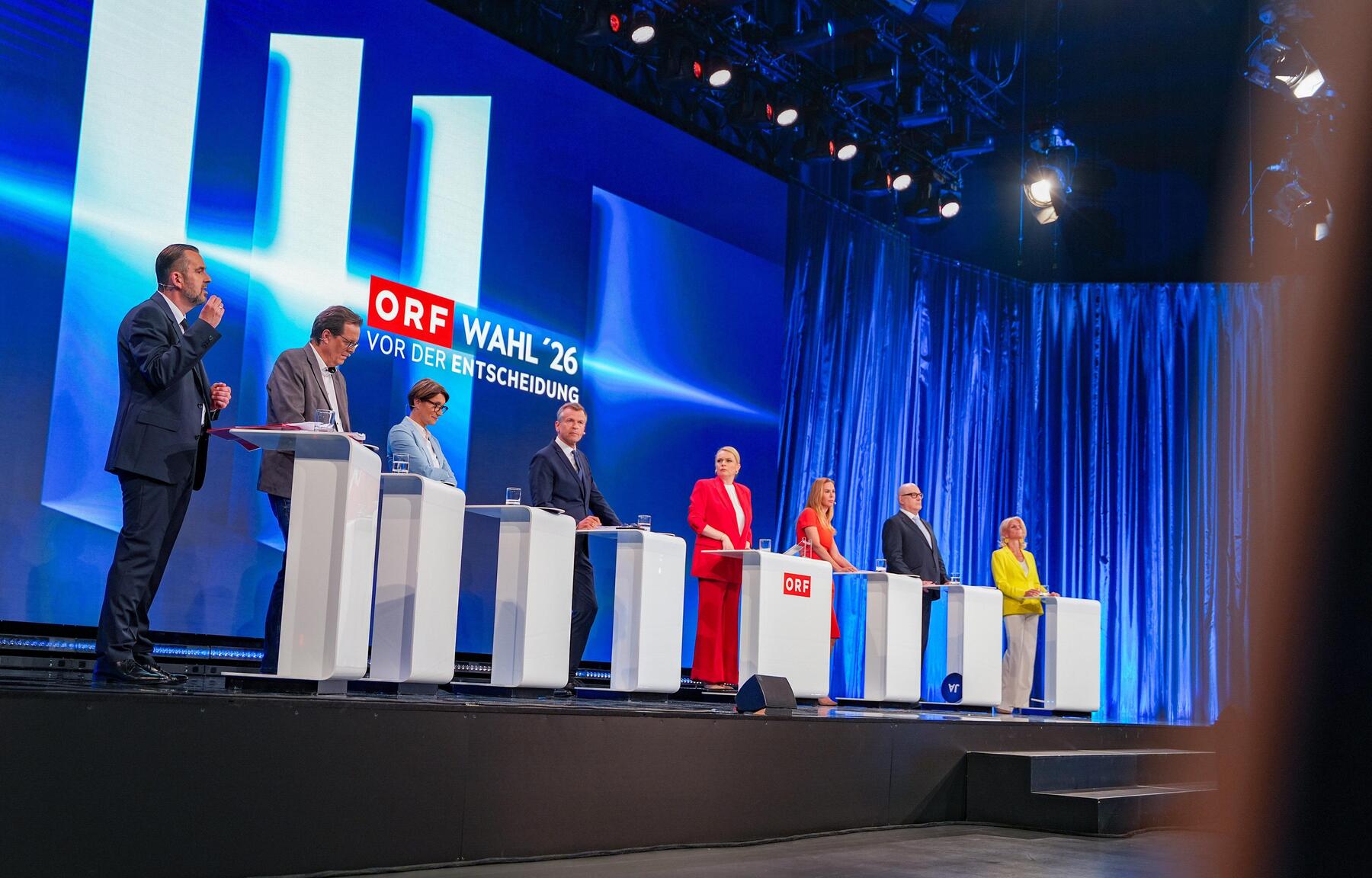 ORF-Wahl im ORF: Der Scheinwerfer hat die Makel ausgeleuchte