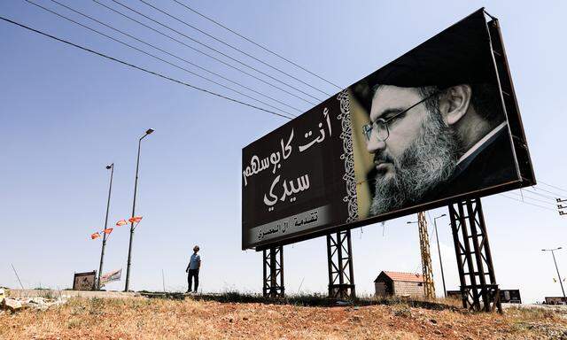Die mächtige Schiiten-Miliz im Libanon. Die Hisbollah hat ihren Einfluss auf das Nachbarland Syrien ausgedehnt. 