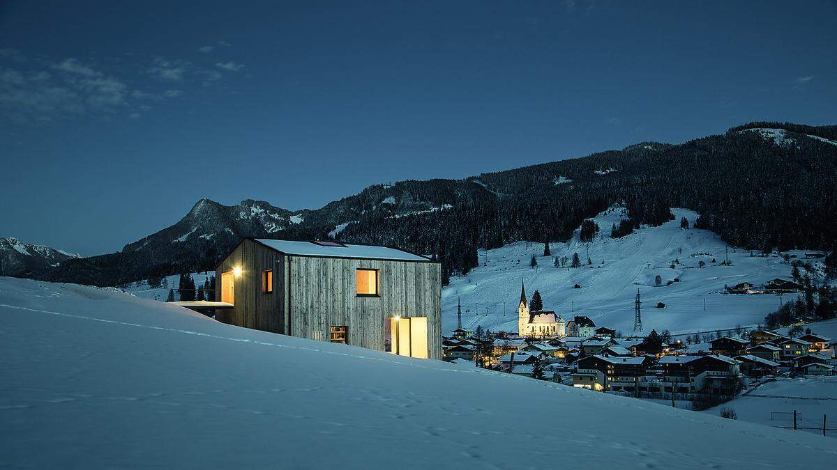 Anerkennungen gingen an: LP architektur ZT GmbH, Altenmarkt im Pongau (Österreich), für das Haus "Bücherstadel" in Embach