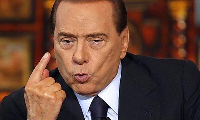 Italien: Berlusconi rastet live im Fernsehen aus