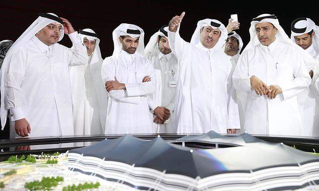 Katarische Delegation