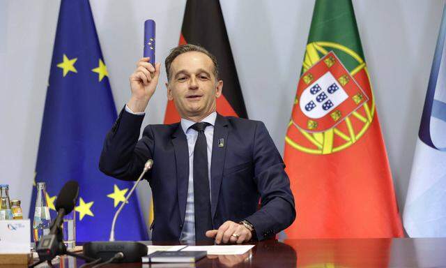 Staffelübergabe der EU Ratspräsidentschaft von Deutschland an Portugal
