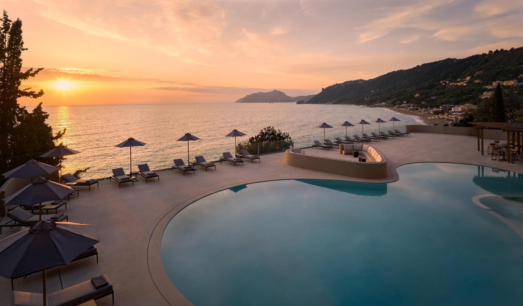 Corfu's West: Adults-only luxury with sunset views