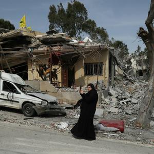 Im Dorf Hanin im Südlibanon starben zwei Frauen bei einem israelischen Luftangriff. Weite Teile der Grenzregion sind verwaist.