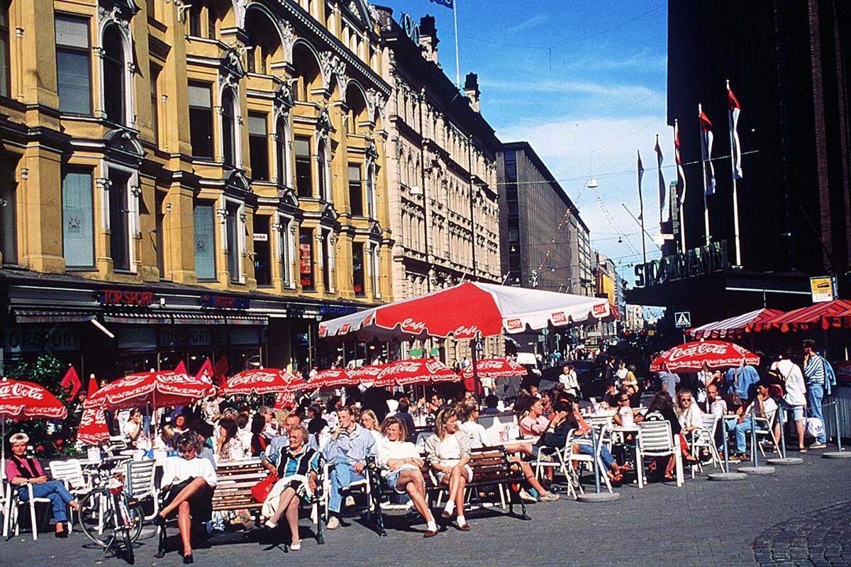 95,6 Punkte - Die Hauptstadt Finnlands fand als einzige skandinavische Stadt Eingang in die Top Ten des Economist-Rankings.