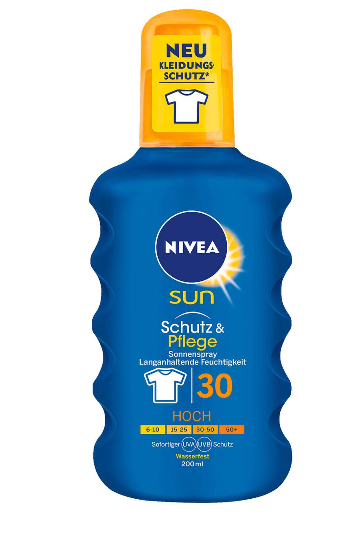 ... von Nivea Sun mit LSF 30, 15,50 Euro