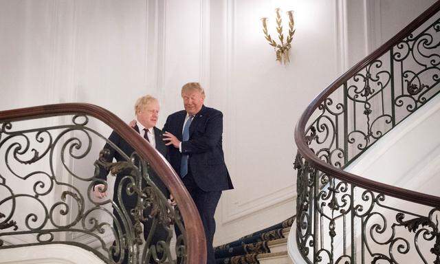 Boris Johnson und Donald Trump in Biarritz
