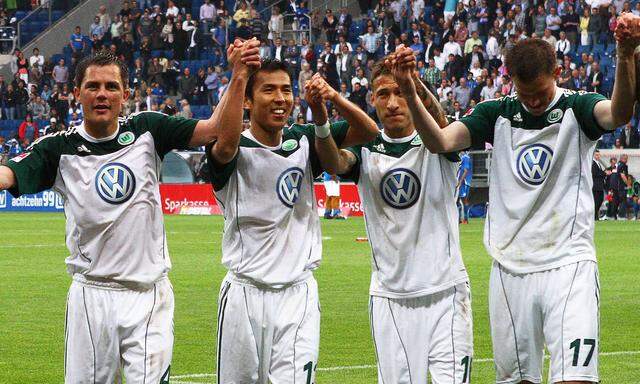 Am 14. Mai 2011 feierten die Wolfsburger zuletzt den Klassenerhalt. 