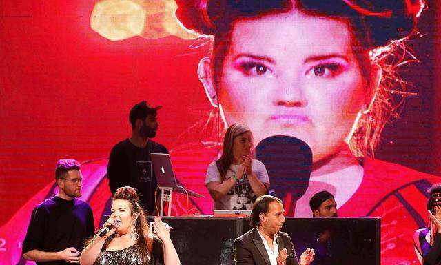 Netta bei einem Auftritt in Tel Aviv.