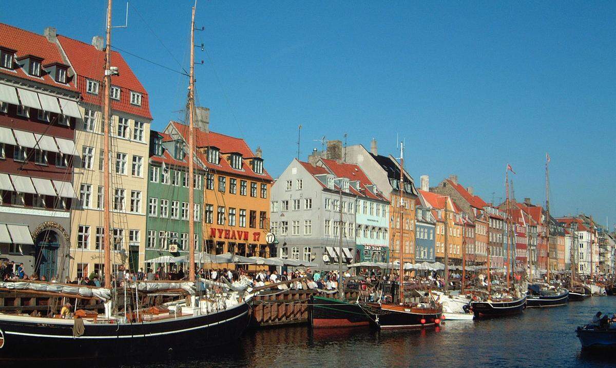 Auch Dänemark ist im Spitzenfeld vertreten. Die Region Hovedstaden erreichte 92,94 Punkte und Rang sechs. Diese Dänemark umfasst den Nordosten Seelands mit der Hauptstadt Kopenhagen. die das kulturelle und wirtschaftliche Zentrum des Landes bildet.