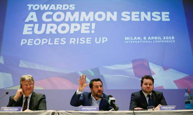 Lega-Chef Matteo Salvini lud zur Gründung der „Europäischen Allianz der Menschen und Nationen“ nach Mailand. 