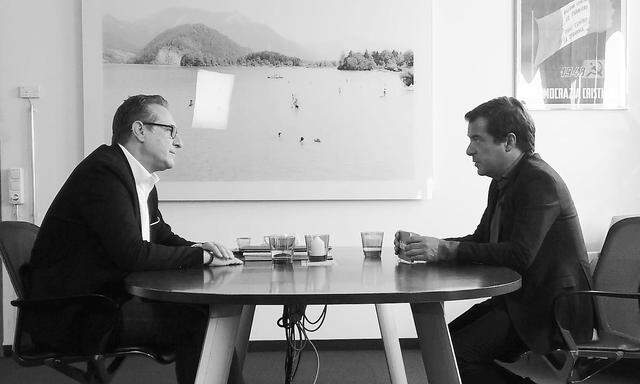 Heinz-Christian Strache im Interview mit Rainer Nowak