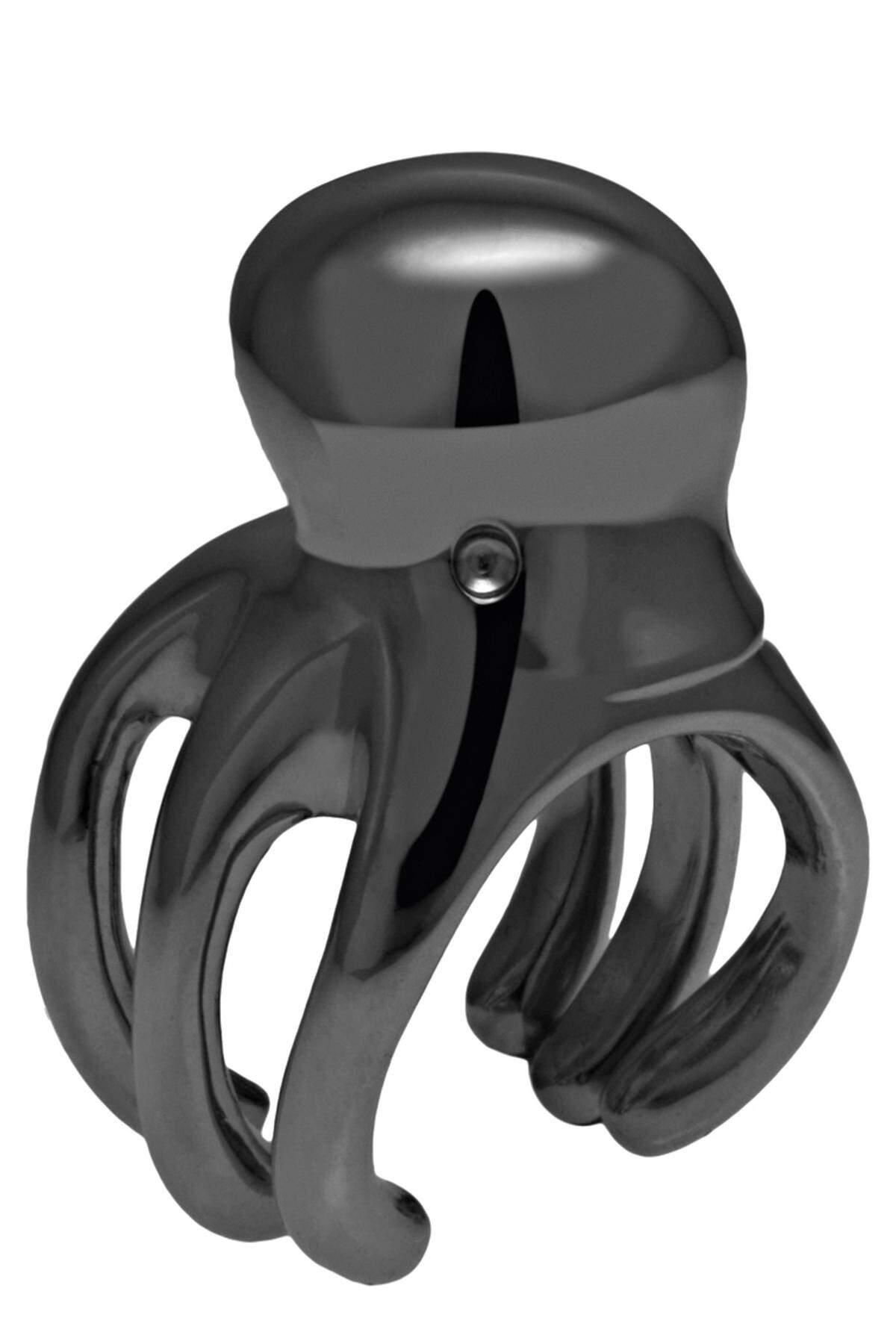 „Octopus“, schwarzrhodiniert, von Ringking, 690 Euro, über www.ring-king.com