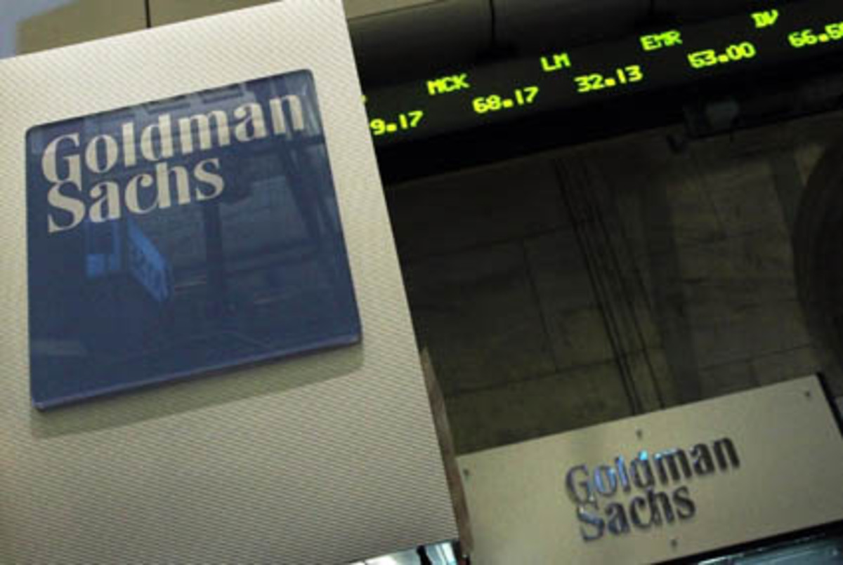 Goldman Sachs und die Lobby-Gruppe ISDA: nominiert wegen aggressiven Lobbyings zur Verteidigung ihrer „finanziellen Massenvernichtungs­waffen“.