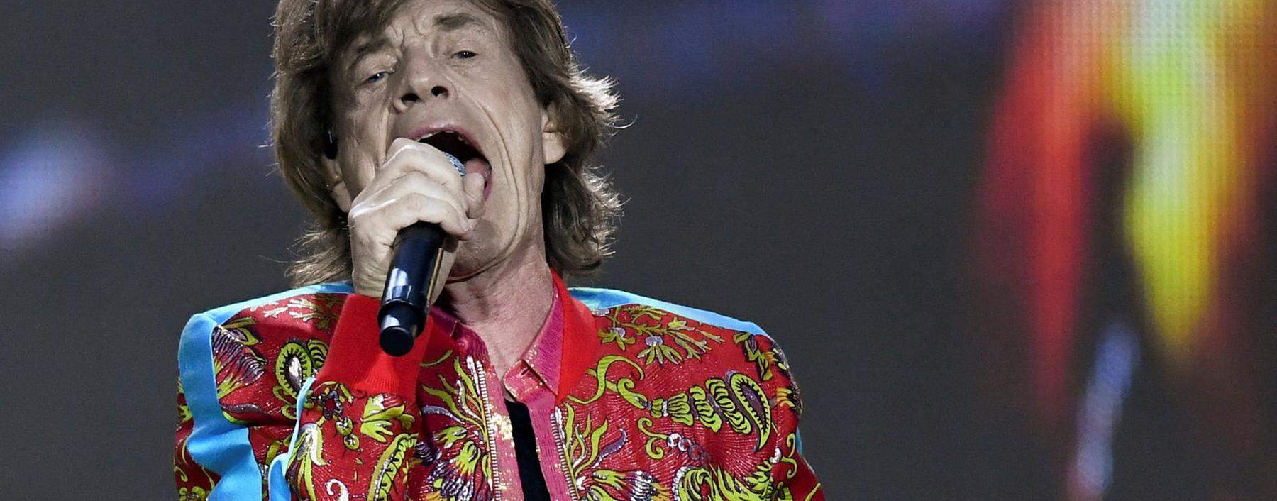 „I can't get no . . .“: Mick Jagger, geboren am 26. Juli 1943 in Dartford bei London, seit 60 Jahren Sänger der Rolling Stones.