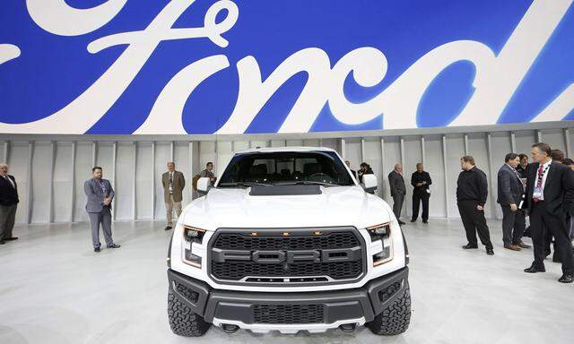 Eines der Highlights in Detroit: der neue Ford Raptor. Die Pick-ups der F-Serie sind die meistverkauften Autos in den USA.