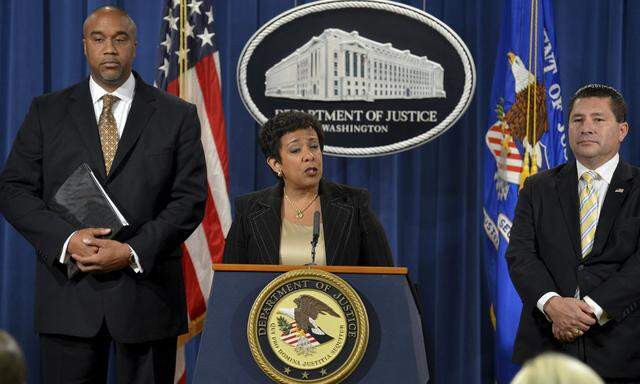 Attorney General Lynch announces a law enforcement action relating to FIFA