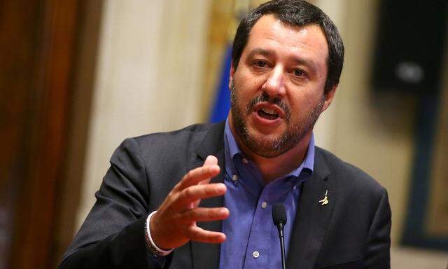 Italiens Innenminister und Vize-Regierungschef Matteo Salvini 