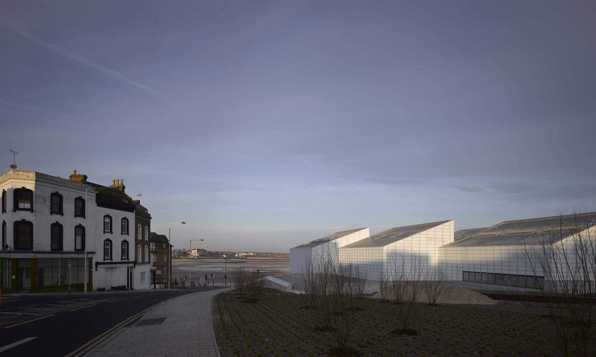 ... das Turner Contemporary Museum in Margate an der Ostküste Englands ...