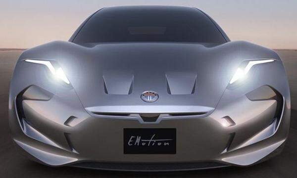 Nach dem Aus vor drei Jahren versucht Tesla-Konkurrent Fisker ein Comeback. Das unter dem Namen "EMotion" geplante Auto ist als Sportwagen konzipiert, das bis zu 640 Kilometer Akku-Reichweite und bis zu 259 km/h Geschwindigkeit erreichen soll.