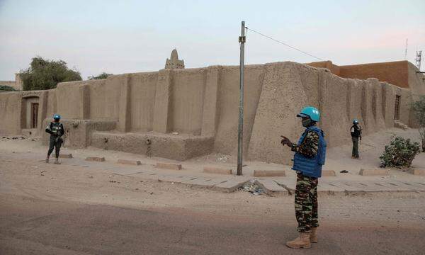 Polizisten der UN-Truppe MINUSMA in Timbuktu.