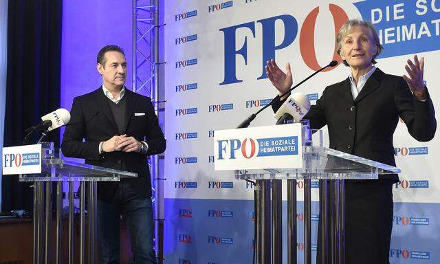 Irmgard Griss bei einem FPÖ-Hearing anlässlich ihrer Kandidatur für die Bundespräsidentschaft.