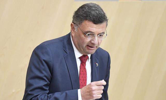 Jörg Leichtfried (SPÖ) im Parlament