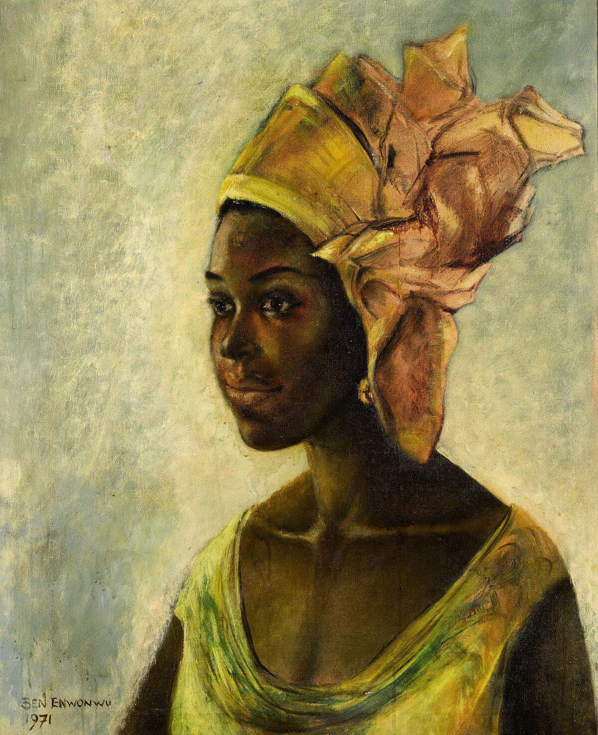 Frühwerk. Ben Enwonwus Por­trät „Christine“ stieg bei Sotheby’s auf 1,1 Millionen Pfund.