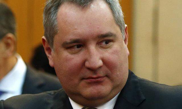 File photo of Russia's Deputy Prime Minister Rogozin seen before the start of a signing ceremony in New Delhi