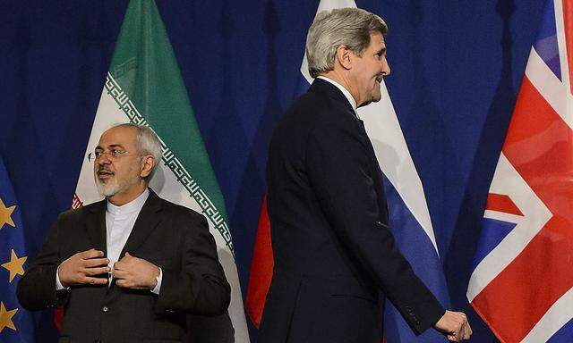 Weiter zahlreiche offene Fragen: Die Außenminister Zarif (Iran) und Kerry (USA)