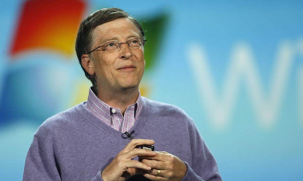 Bill Gates. Pflegte laut seinem Mathe-Dozenten in Harvard während der Vorlesungen einzuschlafen. Brach 1975 sein Studium ab, um sich seinem "Start-up" Microsoft zu widmen.