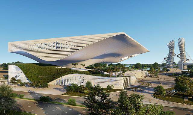 Das geplante Science & Technology Museum in Xingtai/China.