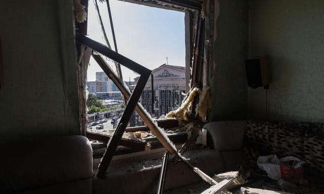 In der Nacht auf Samstag war auch Kharkiv wieder Ziel von russischen Bomben gewesen