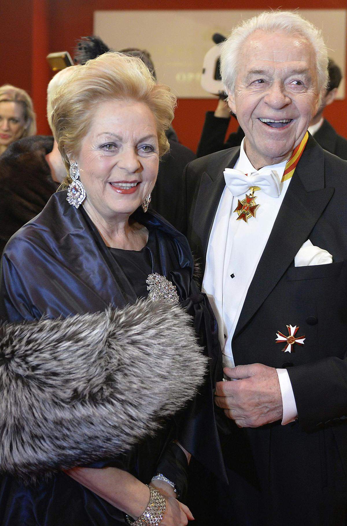 Harald Serafin mit Gattin Ingeborg