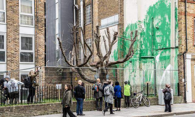 Das neue Werk von Banksy findet sich in der Hornsey Road im Norden Londons