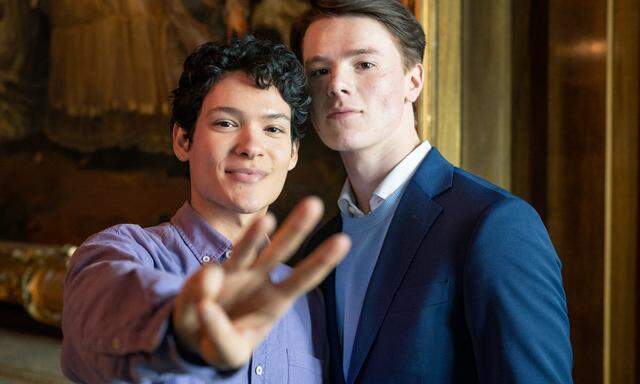 Young Royals S3. (L to R)  Omar Rudberg, Edvin Rydling