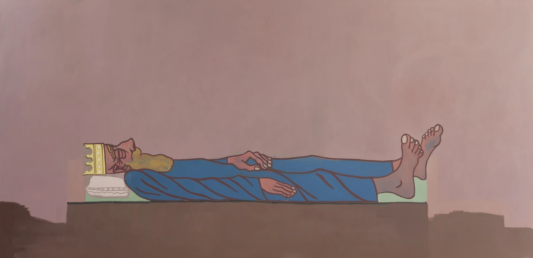 Hubert Schmalix, Whe, 2022, oil on​ canvas